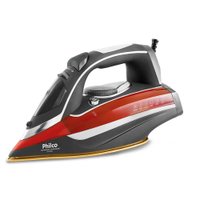 Ferro a Vapor Philco Titanium Ceramic Cinza e Vermelho PFV3200V - 220 Volts