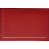 Jogo 12 Americano Classic PU 45x30cm Bordô