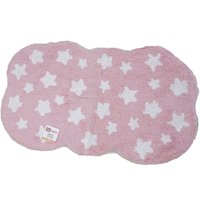 Tapete Quarto Infantil 60x100cm Rosa Estrela