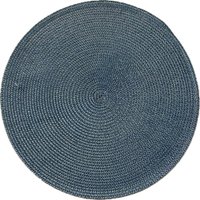 Kit 8 Americano Requinte Liso para Mesa Redondo 38cm Navy