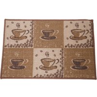 Tapete de Cozinha Colori Antiderrapante 40x60cm Coffe
