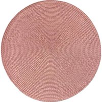 Kit 10 Americano Requinte Liso para Mesa Redondo 38cm Rosê
