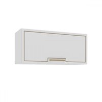 Armário Aéreo Cozinha 80 Cm Amara 1 Porta Branco - Politorno