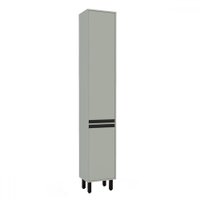 Paneleiro 36,8 Cm Koya 2 Portas 2 Prateleiras Verde Oliva - Politorno
