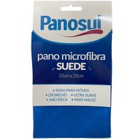 Kit 6 Pano Microfibra Suede Ideal para Móveis Ultra Suave 35x35cm Azul