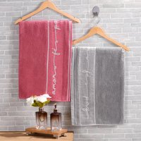 Toalha de Rosto Celebration Super Macia 50x75 Rosa