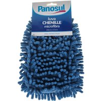 Luva Chenille Microfibra Multiuso 24x15cm Panosul Cores Sortidas