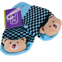 Pantufa Meia para Bebê Due Azul - 17/18