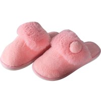 Pantufa Lady Peluciada com Pom Pom Due Rosê - 39/40