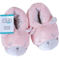 Pantufa Infantil Antiderrapante Rosa - 21/22