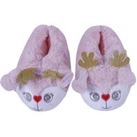 Pantufa Funny Adulto Quentinha Rosa Claro - 35/36