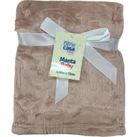 Manta Bebê Oportunity Flannel Fleece 100x75 Rosa Cintilante