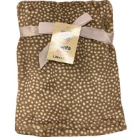 Manta Bebê Oportunity Flannel Fleece 100x75 Areia Bolinhas