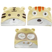 Kit 3 Gorro Fantasia para Bebê 17x14cm Amarelo