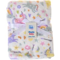 Manta Bebê Oportunity Flannel Fleece 100x75 Encanto