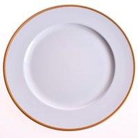 Sousplat 33cm  Decorativo Tessi Refine Branco
