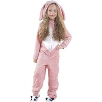 Pijama Macacão Plush Infantil com Capuz Coelhinho - 10