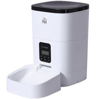 Comedouro Automático Programável 4 Litros Meu Pet  Branco