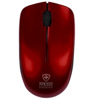 Mouse Wireless Kross, 1000DPI, S/Fio, Vermelho - KE-M216 Mouse Wireless Kross, 1000DPI, S/Fio, Vermelho - KE-M216