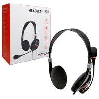 Headset Corporativo Hayom, P2, Driver 30mm, Cancelador de Ruído, Preto - HF2211
