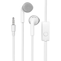 Fone de Ouvido Estéreo, TSA, Microfone Integrado, Intra Auricular, P2,  Branco - FN-19