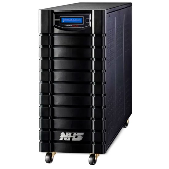 Nobreak 5000VA NHS Laser ON LINE, Entrada 220V, S/220V, 8T, Bat. 12x 9Ah/12V - 92.B3.050102