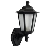 Arandela Externa Grega Preta Luminária de Parede Colonial E27 Bivolt Jardim Muro Dital