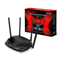 Roteador Mercusys MR70X Gigabit Wi-Fi 6 Dual Band (2.4/5GHz) AX1800 Com 6 Antenas MU-MIMO