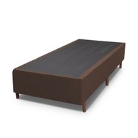 Base Box Queen Size Prince Sued 0,79x1,97x0,32 - Tabaco