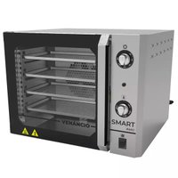 Forno Industrial Elétrico Convector Venâncio Smart Basic 4 Esteiras Inox Escovado 127V FCSB4E