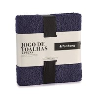 Jogo Toalhas Banho Altenburg 2p Tóquio G2 Azul