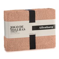 Jogo Toalhas Banho Altenburg 5p Tóquio G2 Marrom Toast