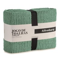 Jogo Toalhas Banho Altenburg 5p Line Verde