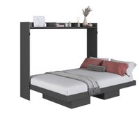 Cama Casal Articulável Horizontal 140 Hanover Grafite
