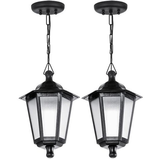 Kit 2 Pendentes Luminária Teto Gregos Colonial Clássica Vintage Retro Preto E27