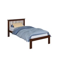 Cama de Solteiro Júlia de Madeira Maciça com Lastro