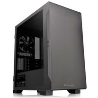 Gabinete Gamer Thermaltake, Micro ATX, Lateral Vidro, Preto - S100TG