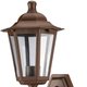Arandela de Parede Marrom Bivolt Luminária Colonial Lente Transparente Dital Linha Grega
