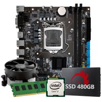 Kit Upgrade Intel Core I7, 16GB RAM, SSD 480GB, Conexões USB/VGA/HDMI/LAN/SOM