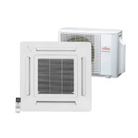 Ar Condicionado Split Cassete Inverter Fujitsu Compacto 24.000 BTU/h Quente e Frio Monofásico AUBG24LVBA - 220 Volts