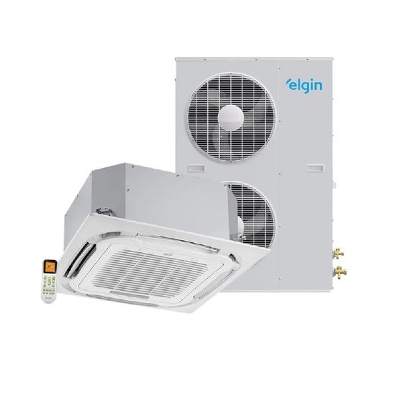 Ar Condicionado Split Cassete Elgin Plus 48000 BTU/h Quente e Frio 45OUQE48B3CC - 220 Volts