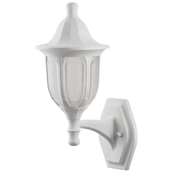 Arandela de Parede Modena Branca 21x38cm Dital Luminária Len