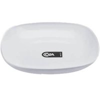 48 Pratos Plásticos Restaurante 17cm Branco Servir Petiscos
