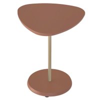 Mesa Apoio Alta MDF Para Sala de Estar 51 cm 4697 Terracota ARLY