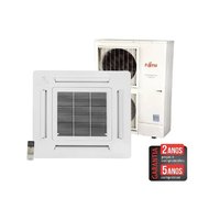 Ar Condicionado Split Cassete Inverter Fujitsu 48000 BTU/h Quente e Frio Trifásico AUBG54LRLA - 380 Volts