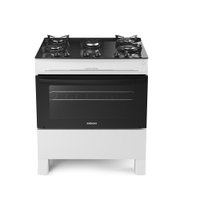 Fogão de Piso Itatiaia 5 Bocas com Mesa de Vidro Electra Glass New Branco - Bivolt