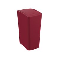Lixeira Astra LTC2 com Tampa Click 8L Retangular Vermelho