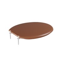 Assento Sanitário Plástico Astra TAJ/AS Slim Almofadado Caramelo