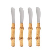 4 Espátulas para Patê Bamboo Real Kenya