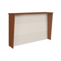 Bancada de Cozinha 156 Cm Uris 100% Mdf Off White/Canela - Genialflex